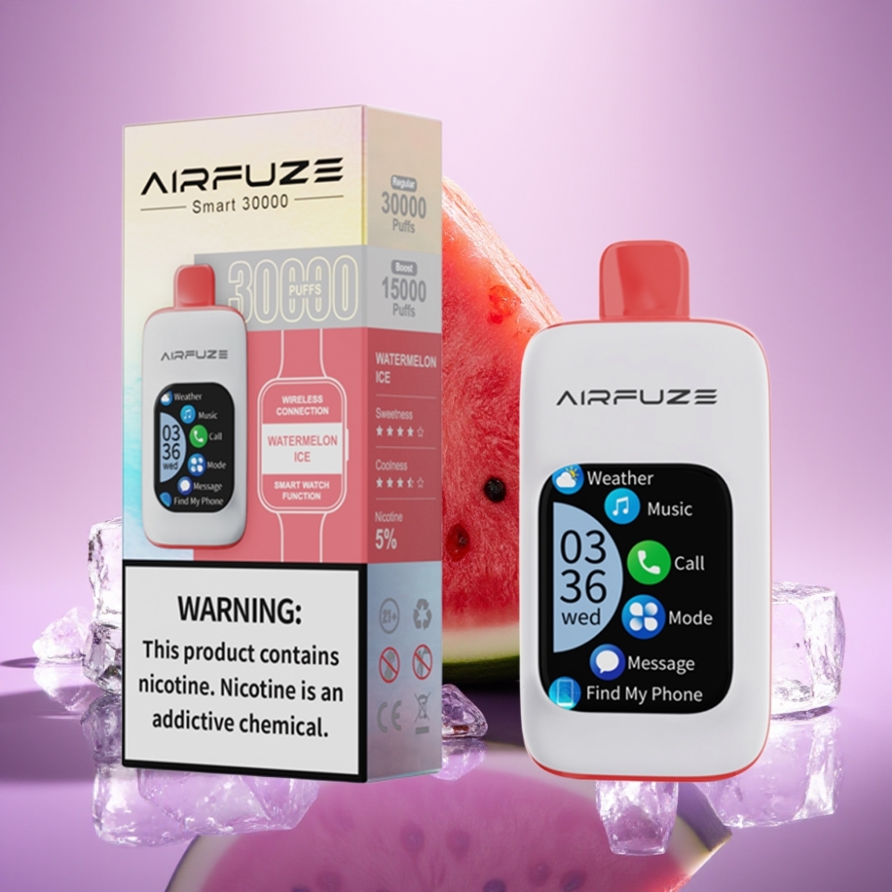AirFuze Smart 30000 Puffs Disposable Pod Arbūzu Ledus, 5%, 900mAh
