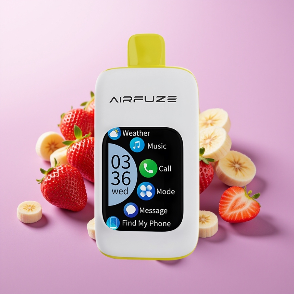 AirFuze Smart 30000 Puffs Disposable Pod - Zemeņu Banāns, 5%, 900mAh