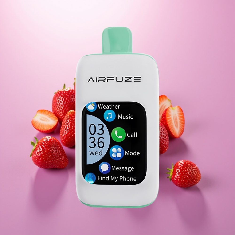 AirFuze Smart 30000 Puffs Disposable Pod Zemeņu Vasara, 5%, 900mAh, Type-C