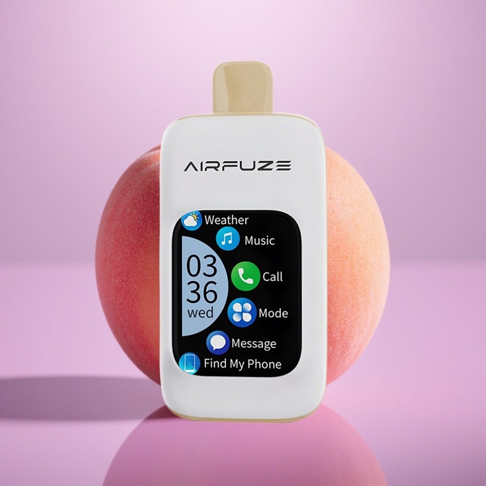 AirFuze Smart Pro 40000 Puffs Disposable Vape Sulas Persiks, 20ml, 900mAh