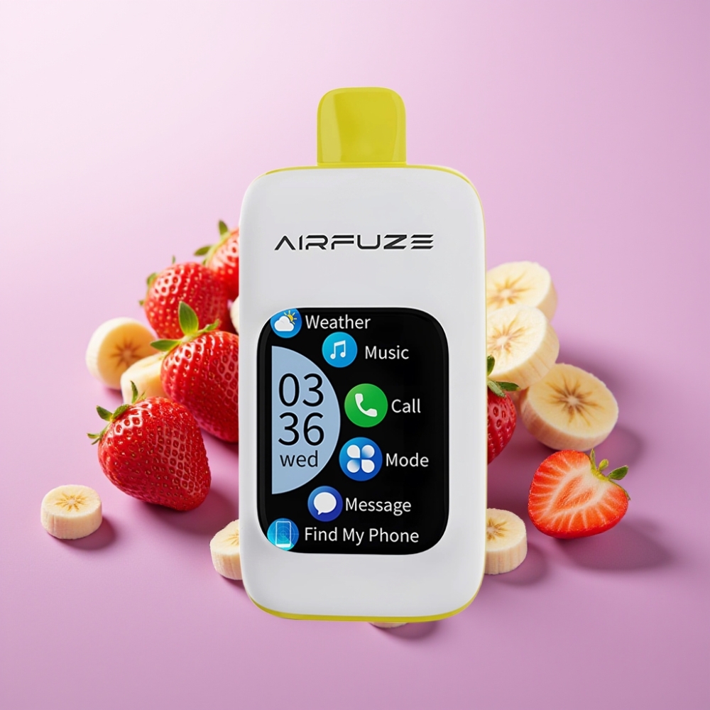 AirFuze Smart Pro 40000 Puffs Zemeņu Banānu 20ml 900mAh