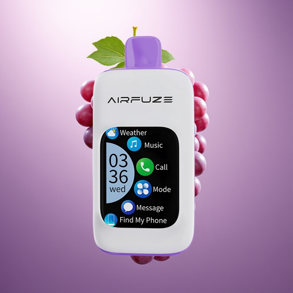 Airfuze Smart Pro 40000 Puffs Vinogu Sprādziena Garša, 20ml, 900mAh
