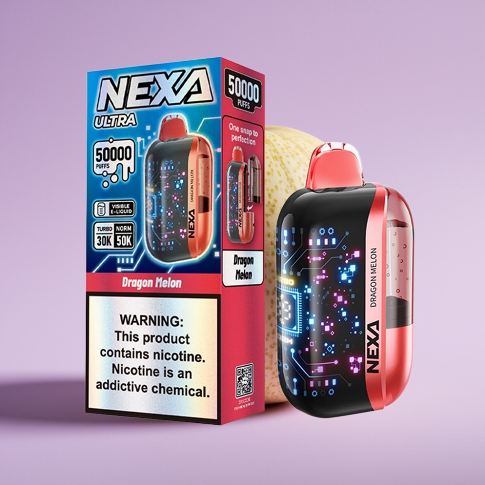 NEXA Ultra 50K Disposable Vape Pūķa Melone 20ml 5% 50000 Puffs