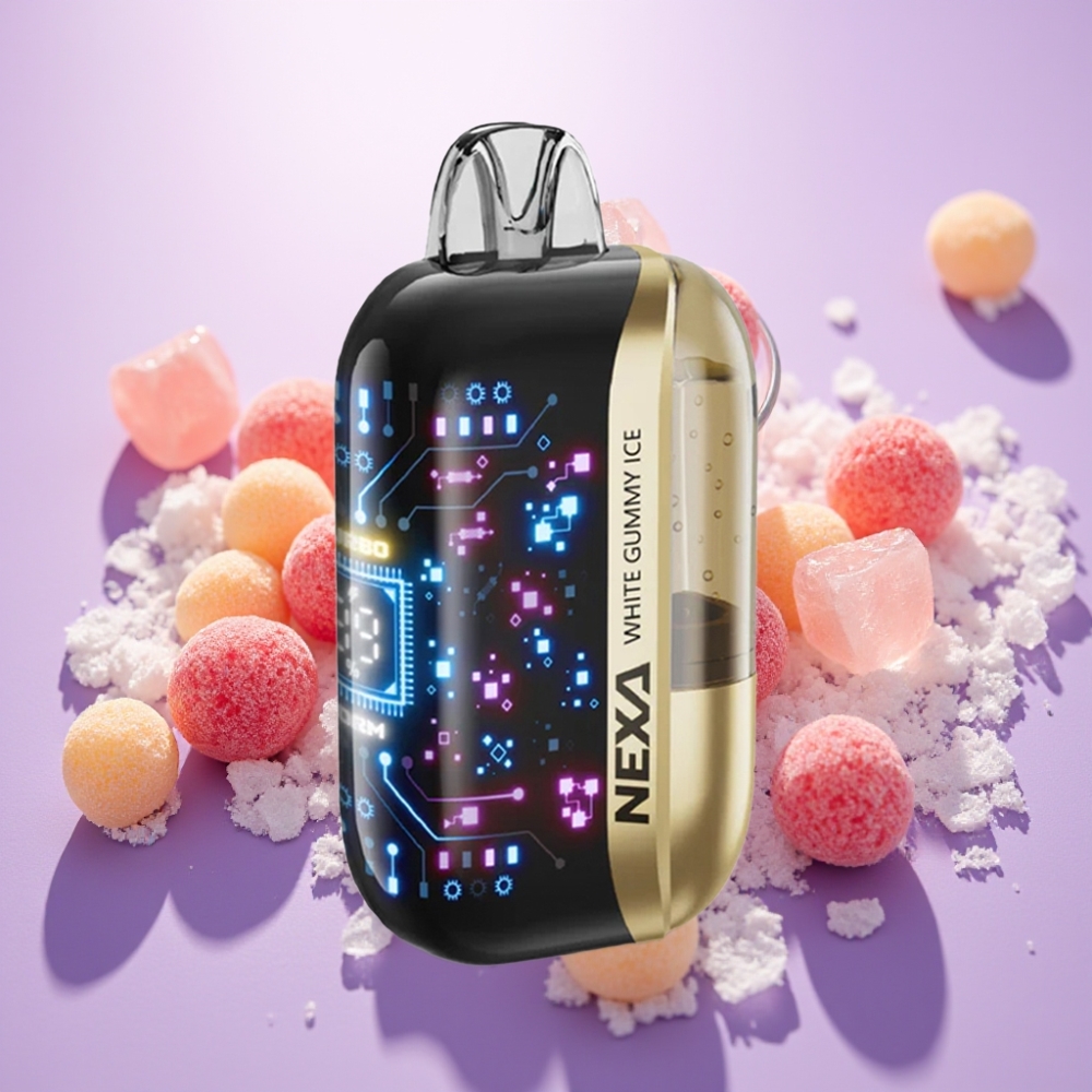 NEXA Ultra 50K Izmetamais Veips Baltaijā Ģumijas Ledā 20ml/800mAh/5%