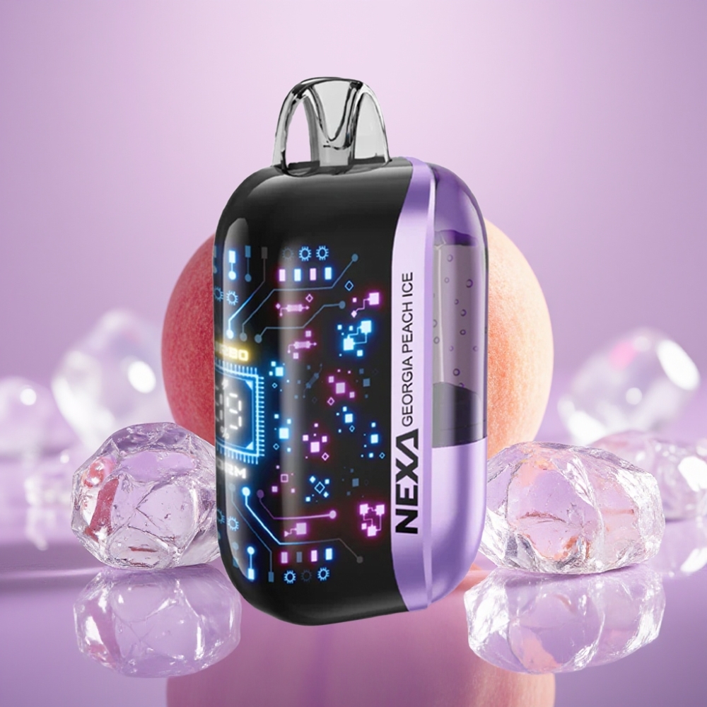 NEXA Ultra 50K Izmetamais Veips Džordžijas Persiku Ledus, 20ml, 5% nikotīna