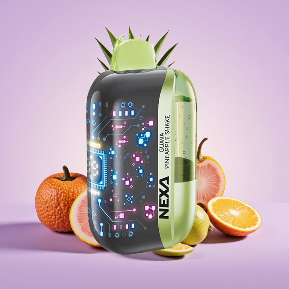 NEXA Ultra 50K Izmetamais Veips Guava-Ananāsu Kokteilis, 20ml, 5% nikotīna, 800mAh