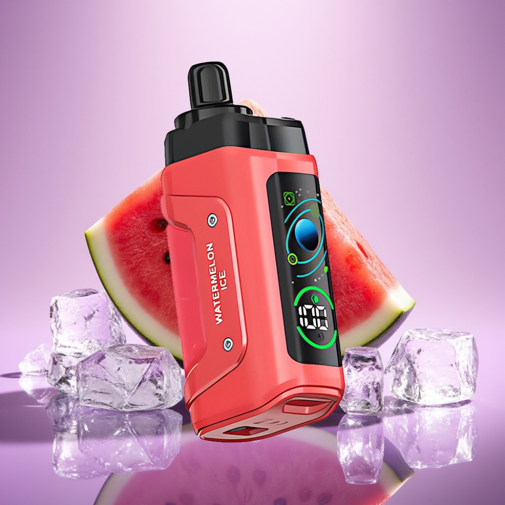 Razz Bar 45000 Puffs Disposable Vape Arbūzu Ledus, 1.0 Ohm, 650 mAh
