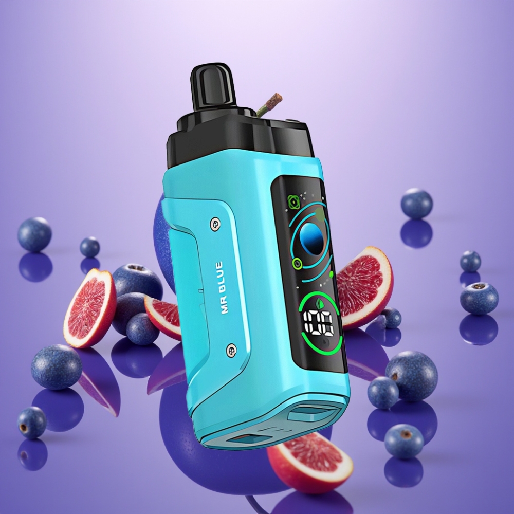 Razz Bar 45000 Puffs Disposable Vape Mr Zils (45000 Puffi, 1.0 Ohm, Adjustable Airflow)