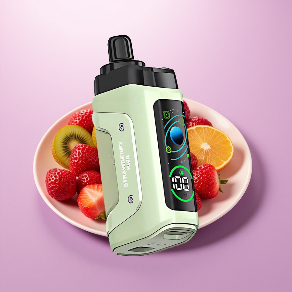 Razz Bar 45000 Puffs Izmetamais Veips Zemeņu Kiwi, 1.0 Ohm, 650 mAh