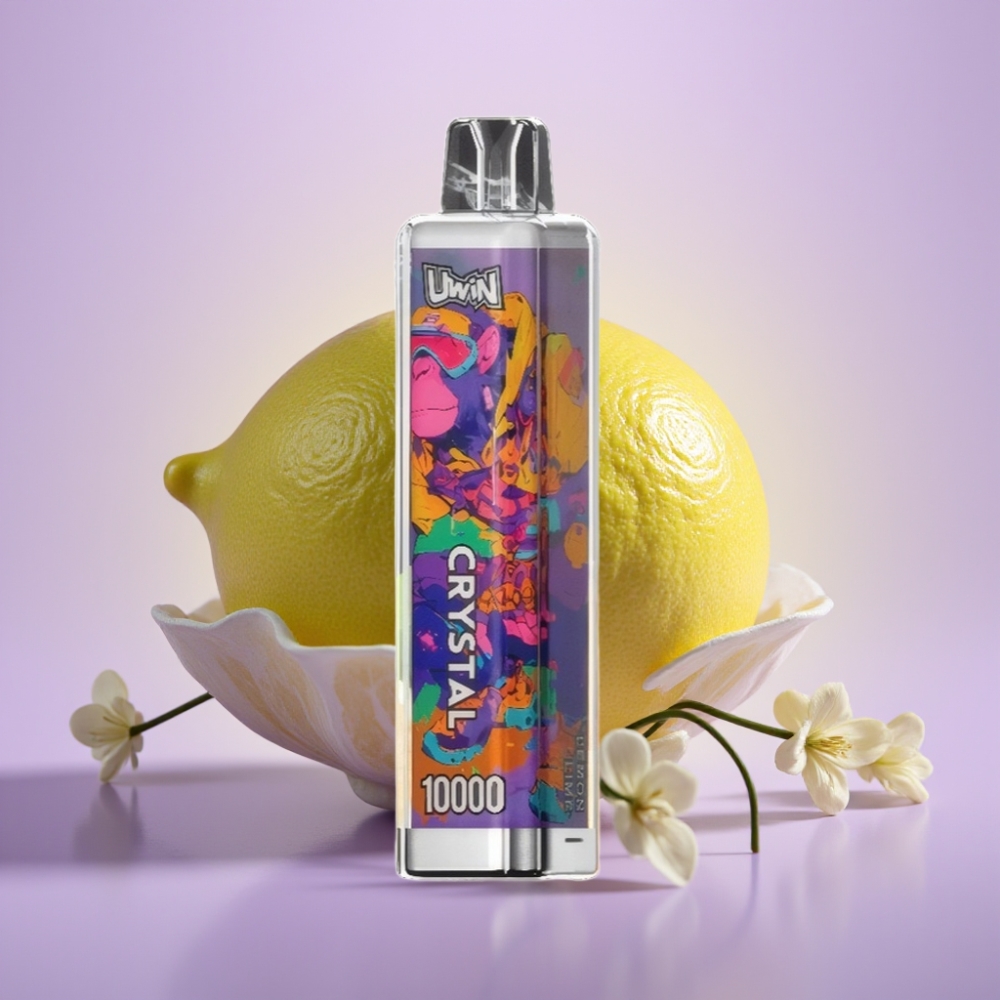 UWIN Crystal 10000 Puffs Citrons un Laima, 18ml, 0.8Ω, RGB