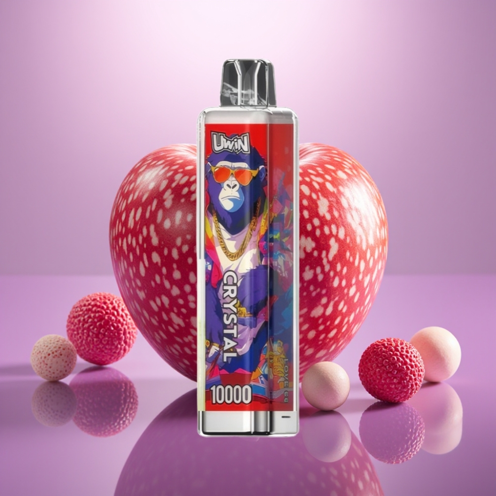 UWIN Crystal 10000 Puffs Mīlestība 66, 0%-5%, 18ml, 650mAh