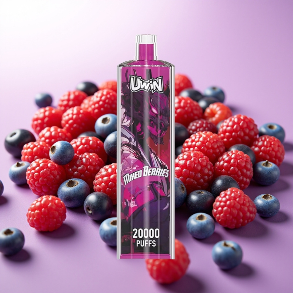 Uwin Shisha Hookah Crystal 20000 Puffs Jauktas Ogas 22ml 0-5% Mesh Type-C
