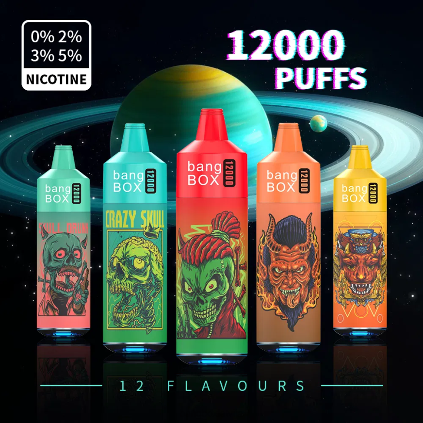 Bang Box Latvija - Bang Box 12000 uzpūtienu rgb gaisma L20237 vienreizējās lietošanas