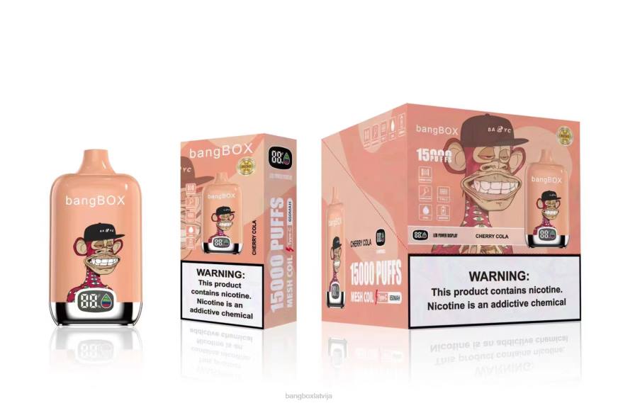 Bang Box Vape - Bang Box 15000 uzpūtienu L20240 ķiršu kola