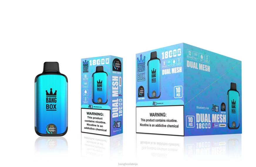Bang Box Riga - Bang Box 18000 uzpūtienu L20290 melleņu ledus