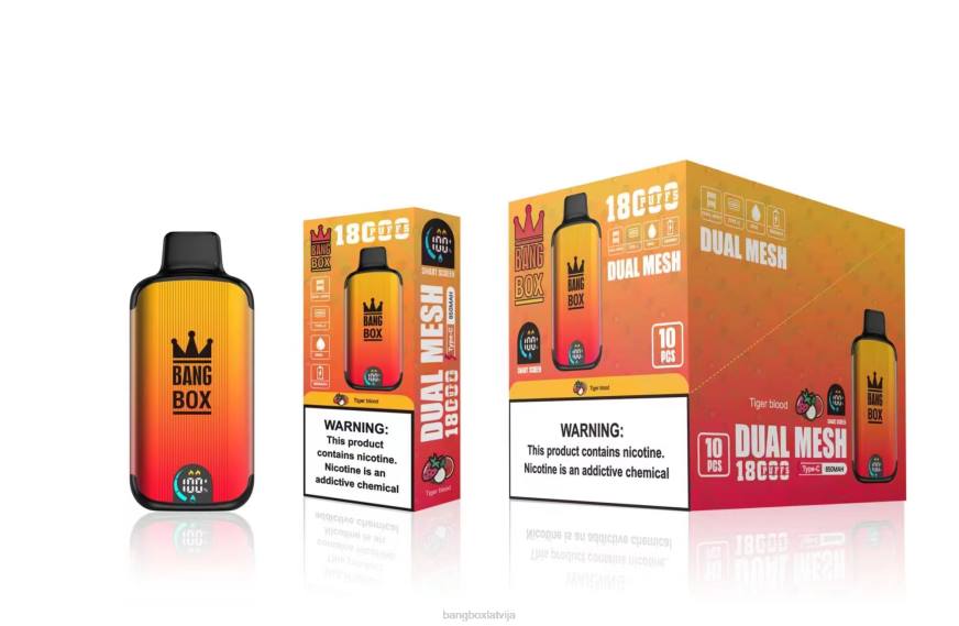 Bang Box Riga - Bang Box 18000 uzpūtienu L20294 tīģera asinis
