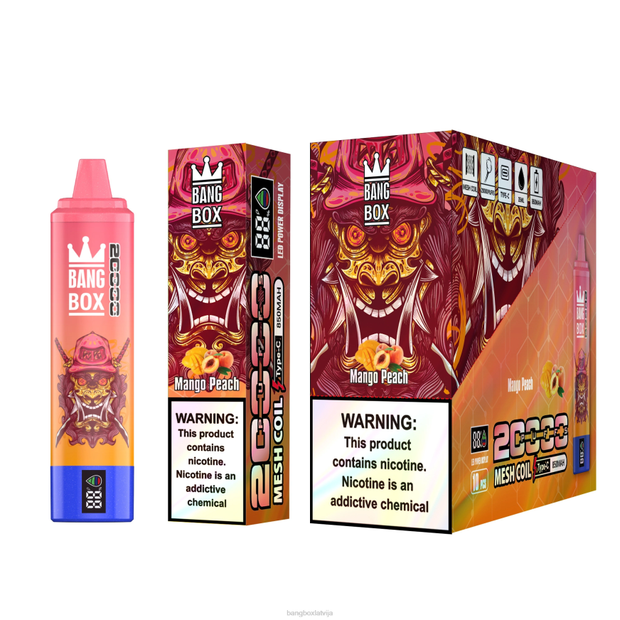 Bang Box Riga - Bang Box 20000 uzpūtienu viedais ekrāns L20258 mango persiks