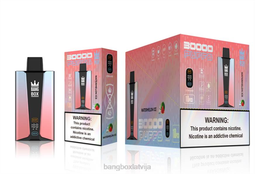 Bang Box Riga - Bang Box 30 000 uzpūtienu viedais ekrāns L20286 arbūzu ledus