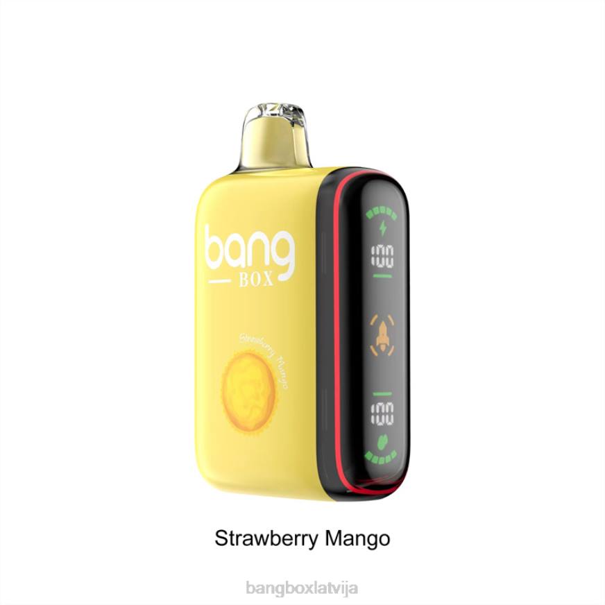 Bang Box Vape Cena - Bang Box 9000-18000 uzpūtienu viedais jaudas displejs L20235 zemeņu mango