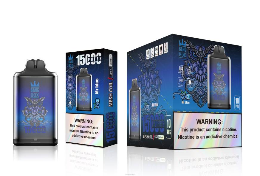 Bang Box Latvija - Bang Box s1-15000 uzpūtienu L202109 zilais kungs