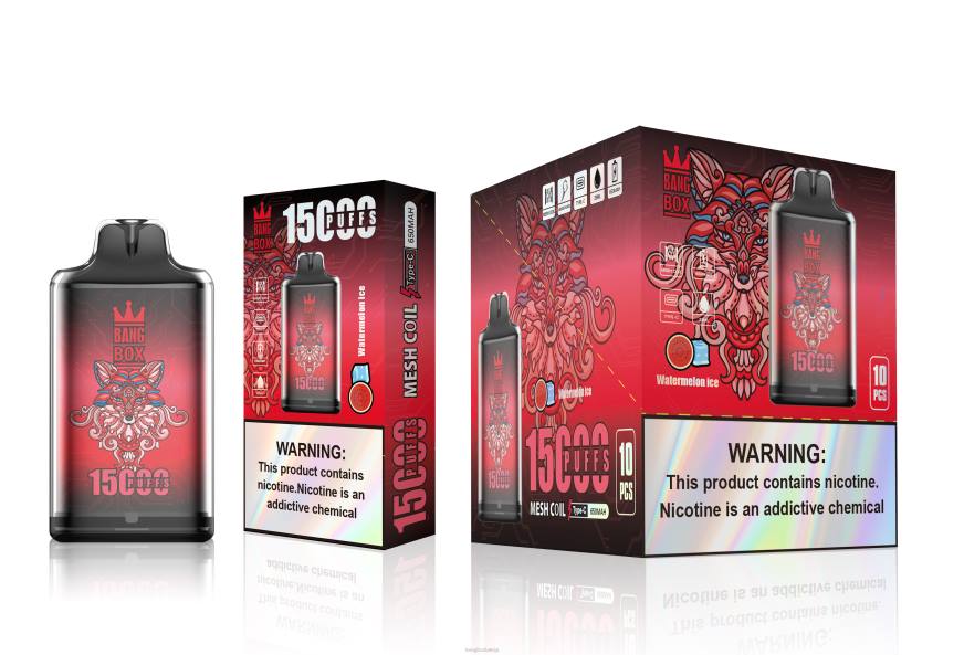 Bang Box Riga - Bang Box s1-15000 uzpūtienu L202106 arbūzu ledus